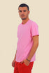 T-Shirt in cotton jersey with round neckline